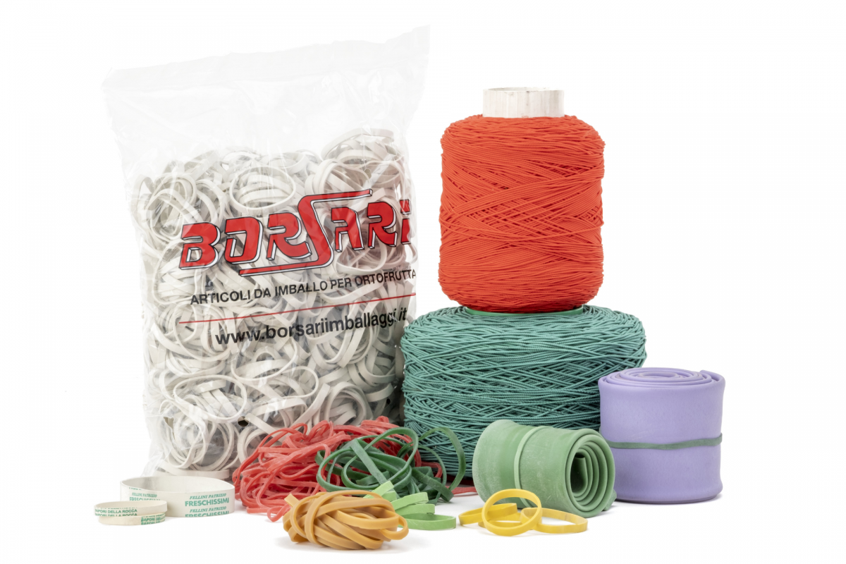 Rubber and para rubber bands, elastic thread